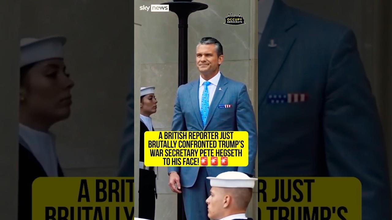 British Reporter CONFRONTS Hegseth, GOES VIRAL!🚨