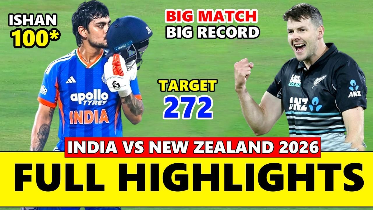 India vs New Zealand T20 Match Full Highlights 2026