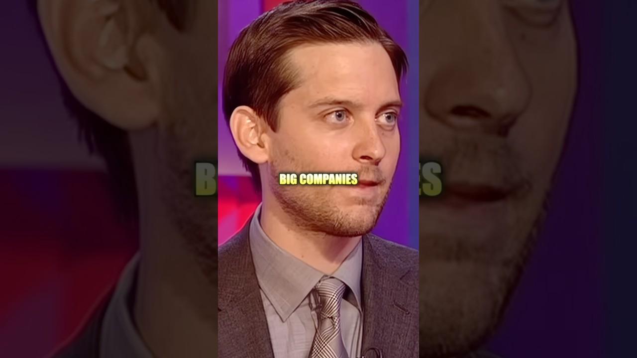 Tobey Maguire on Organic Web Shooters