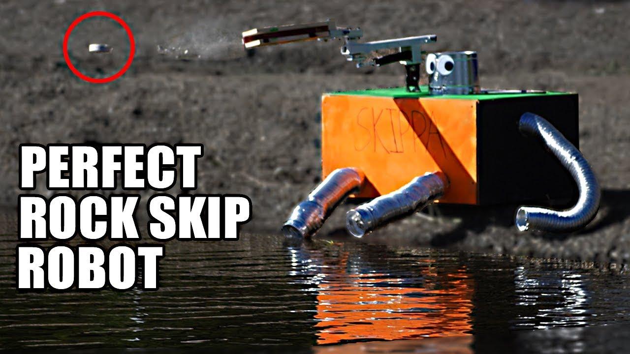Rock Skip Robot- The Science of Perfect Rock Skipping