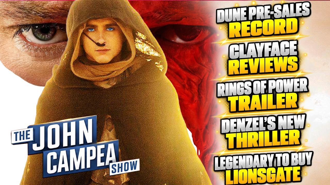Dune 3 Sets IMAX Record, Clayface Reviews, Rings Of Power Trailer  - The John Campea Show