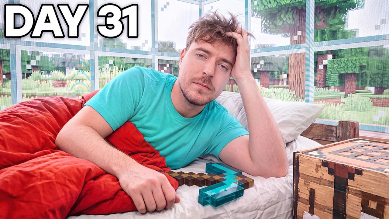 $10,000 Every Day You Survive In Minecraft