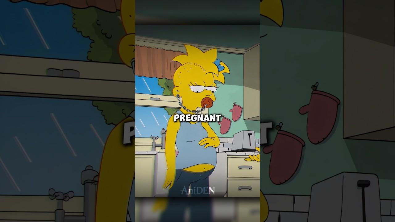 Maggie’s future 🔮 #simpsons #cartoon