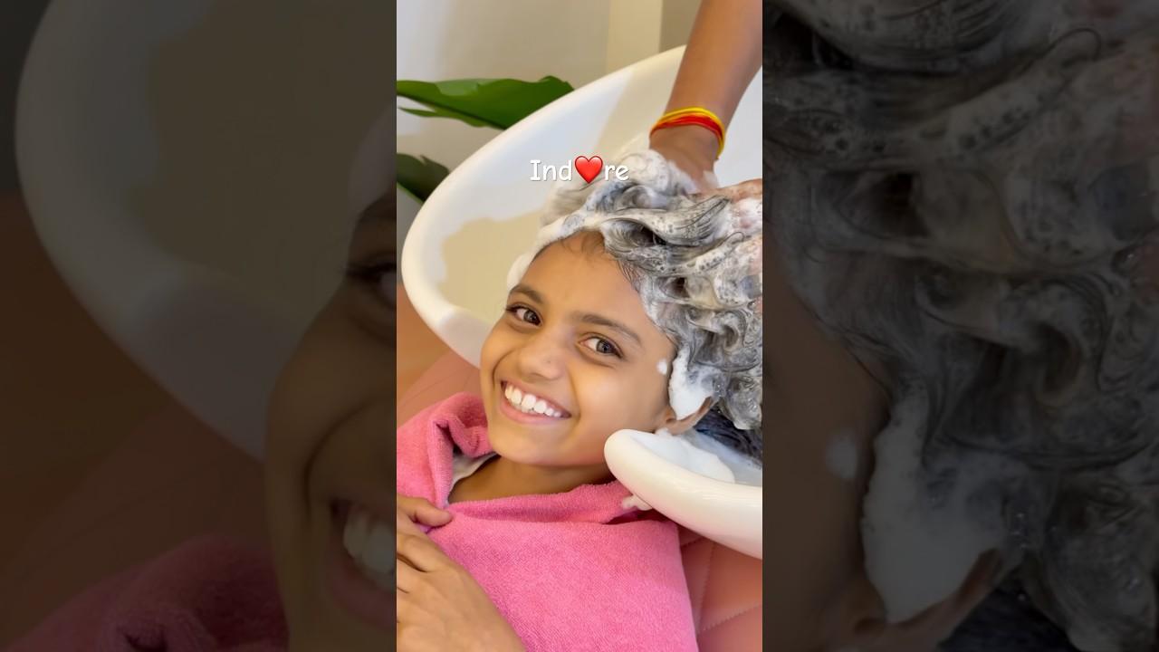 04/1000 Babu Kai haircut 💇♂️ ❤️ #indore #shorts #funny #minivlog #karanindore